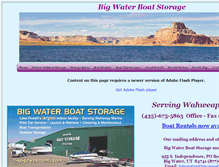 Tablet Screenshot of lake-powell-boats.com